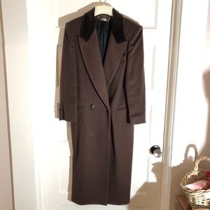 Charter Club Petites Vintage Brown Coat